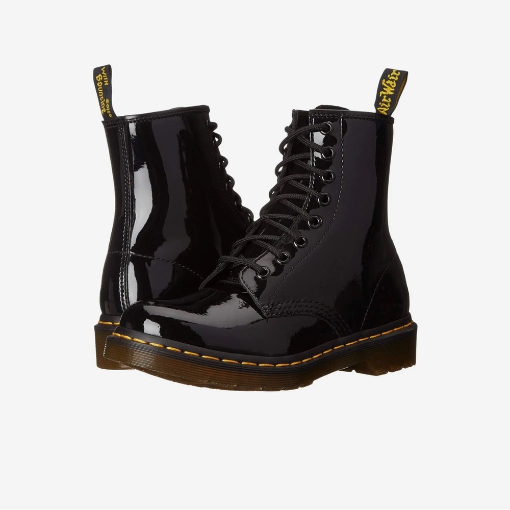 DR. MARTENS WOMEN’ lS 1460 W PATENT LEATHER BOOTS| SIZE 9| EXCELLENT CONDITION